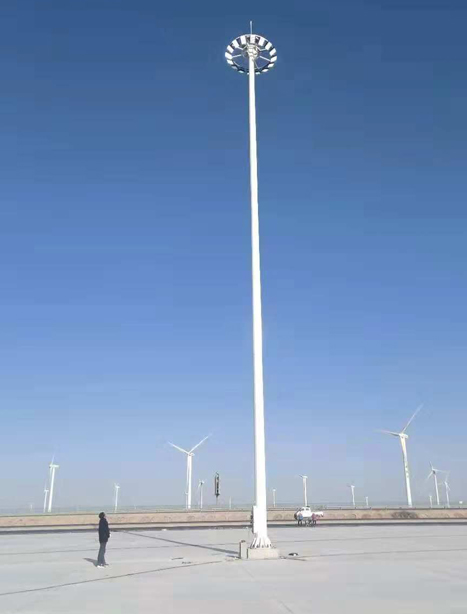 瓜州高速路服务区合作高杆灯项目